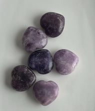 Load image into Gallery viewer, Lepidolite Mini Hearts