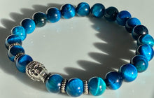 Load image into Gallery viewer, 8mm Blue Tiger's Eye Bracelet