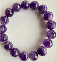 Load image into Gallery viewer, 12mm Amethyst Bracelet