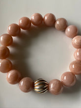 Load image into Gallery viewer, 12mm Moonstone Gemstone Bracelet