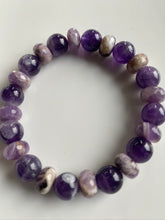 Load image into Gallery viewer, 10mm Amethyst Gemstone Bracelet
