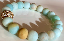 Load image into Gallery viewer, 10mm Amazonite Gemstone Bracelet