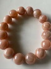Load image into Gallery viewer, 12mm Moonstone Gemstone Bracelet