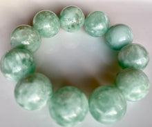 Load image into Gallery viewer, 20mm Green Moonstone Bracelet
