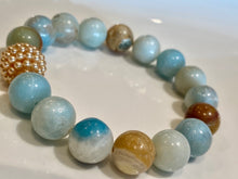 Load image into Gallery viewer, 12mm Amazonite Bracelet