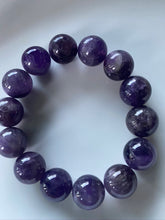 Load image into Gallery viewer, 14mm Amethyst Gemstone Bracelet