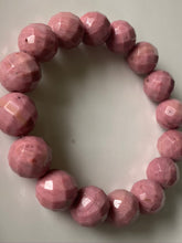 Load image into Gallery viewer, 12mm Rhodonite Gemstone Bracelet