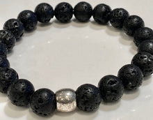 Load image into Gallery viewer, 10mm Lava Gemstone Bracelet