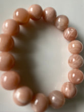 Load image into Gallery viewer, 12mm Moonstone Gemstone Bracelet