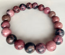 Load image into Gallery viewer, 10mm Rhodonite Bracelet