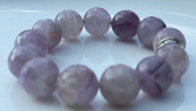 Load image into Gallery viewer, 16mm Amethyst Gemstone Bracelet