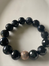 Load image into Gallery viewer, 14mm Blue Tiger's Eye Gemstone Bracelet