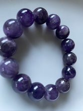 Load image into Gallery viewer, 14mm Amethyst Gemstone Bracelet