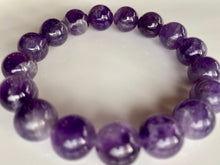 Load image into Gallery viewer, 12mm Amethyst Bracelet