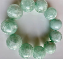 Load image into Gallery viewer, 20mm Green Moonstone Bracelet