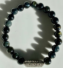 Load image into Gallery viewer, 8mm Blue Tiger's Eye Bracelet