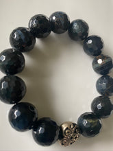 Load image into Gallery viewer, 14mm Blue Tiger's Eye Gemstone Bracelet
