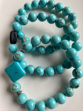Load image into Gallery viewer, 10mm Turquoise Gemstone Bracelet