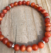 Load image into Gallery viewer, Mini Carnelian Gemstone Bracelet