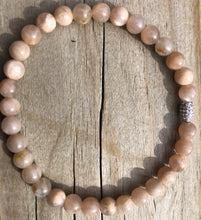 Load image into Gallery viewer, Mini Sunstone Gemstone Bracelet