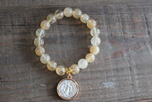 Load image into Gallery viewer, Rutilated Quartz Gemstone Bracelet