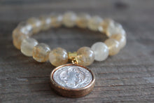 Load image into Gallery viewer, Rutilated Quartz Gemstone Bracelet