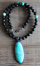 Load image into Gallery viewer, Black Onyx & Turquoise Neckwear