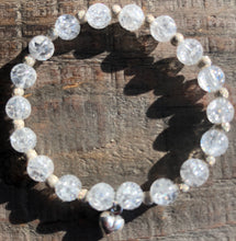 Load image into Gallery viewer, Crackled Quartz Gemstone Bracelets