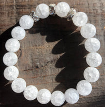 Load image into Gallery viewer, Crackled Quartz Gemstone Bracelets