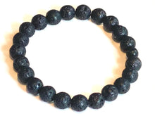 Load image into Gallery viewer, 8mm Lava Essential Oil Diffuser Bracelet