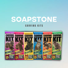 Load image into Gallery viewer, Soapstone Carving Kit - Make 3D Art 🦉🐢🐈 Choose Your Animal