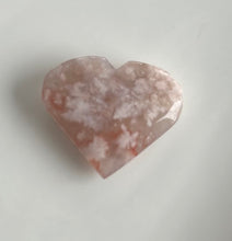 Load image into Gallery viewer, Cherry Blossom Agate Hearts (Saksura Agate, Flower Agate)