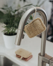 Load image into Gallery viewer, 3 Pack Natural Loofah Sponge