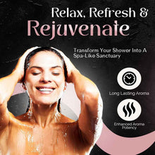Load image into Gallery viewer, Zen &amp; Hearth Shower Steamers Gift Set for Women – 6 Pack Natural Aromatherapy Shower Bombs for Self-Care and Relaxation