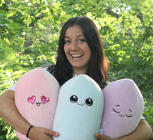 Load image into Gallery viewer, Crystal Plushie 💗 Plushies shaped like crystals 💜 powered by crystals
