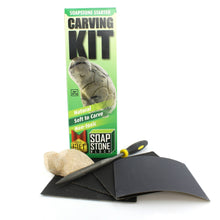 Load image into Gallery viewer, Soapstone Carving Kit - Make 3D Art 🦉🐢🐈 Choose Your Animal