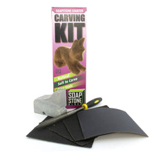 Load image into Gallery viewer, Soapstone Carving Kit - Make 3D Art 🦉🐢🐈 Choose Your Animal