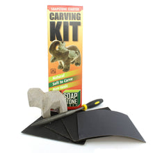Load image into Gallery viewer, Soapstone Carving Kit - Make 3D Art 🦉🐢🐈 Choose Your Animal