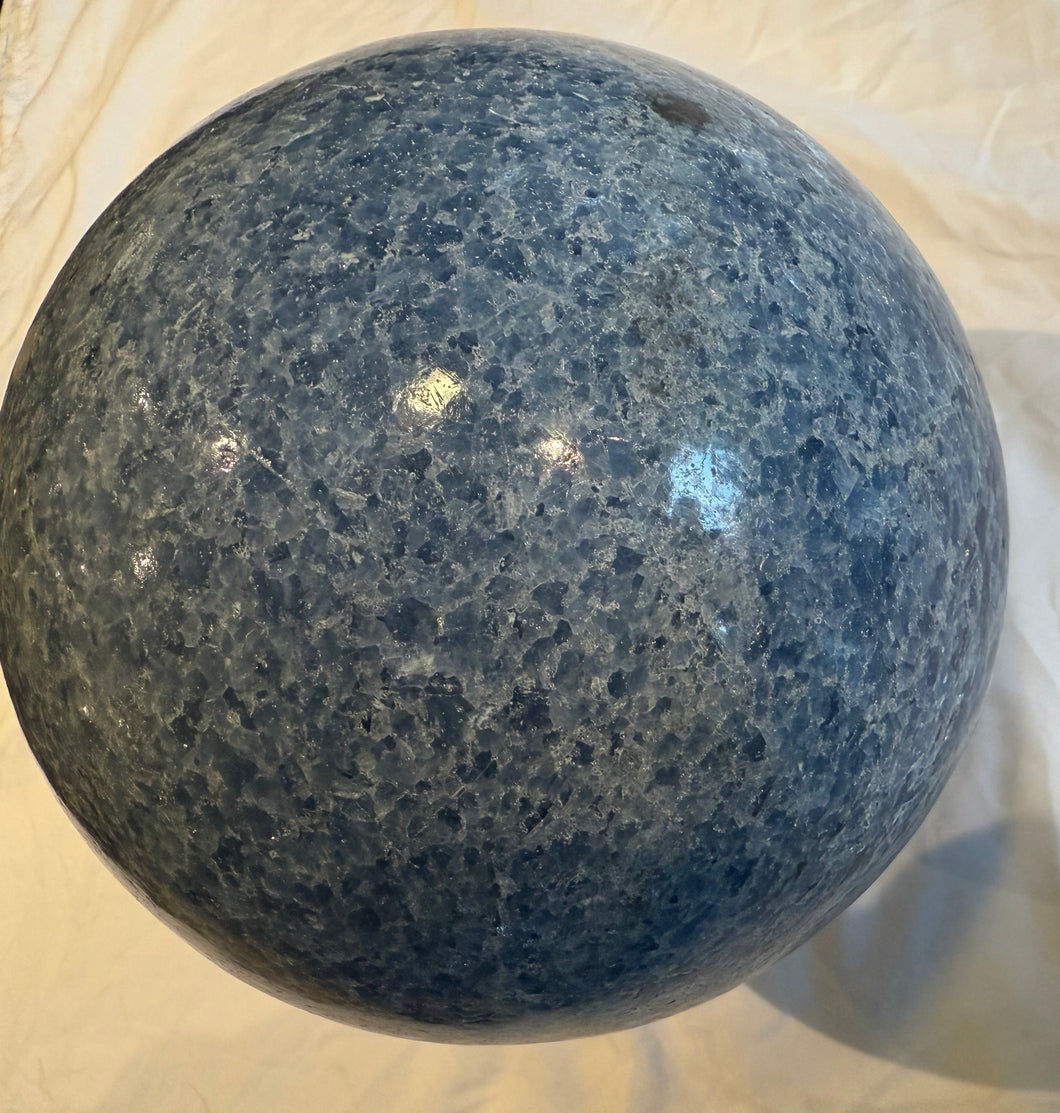 Huge Blue Calcite Sphere