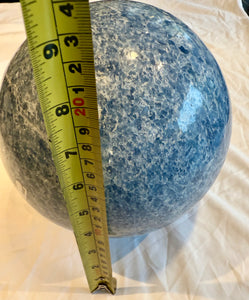 Huge Blue Calcite Sphere