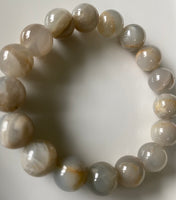 
              12mm Moonstone Gemstone Bracelet
            