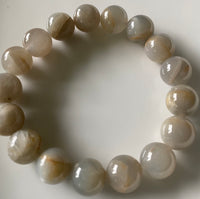 
              12mm Moonstone Gemstone Bracelet
            
