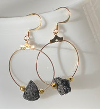 Load image into Gallery viewer, Lava Chunk Earrings