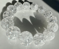 
              14mm Crackled Quartz Bracelet
            