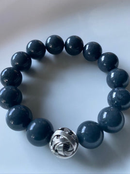 14mm Jade Gemstone Bracelet