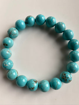 10mm Turquoise Gemstone Bracelet