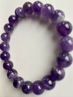 
              10mm Amethyst Gemstone Bracelet
            