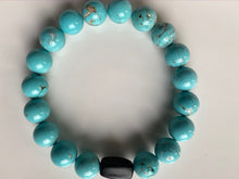 Load image into Gallery viewer, 10mm Turquoise Gemstone Bracelet