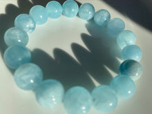 Load image into Gallery viewer, 12mm Aquamarine Bracelet
