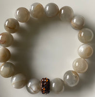 
              12mm Moonstone Gemstone Bracelet
            